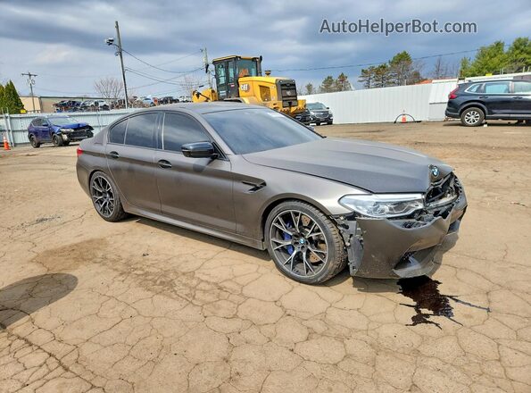 WBSJF0C06LB448839 2020 BMW M5 Серый Передняя правая четверть
