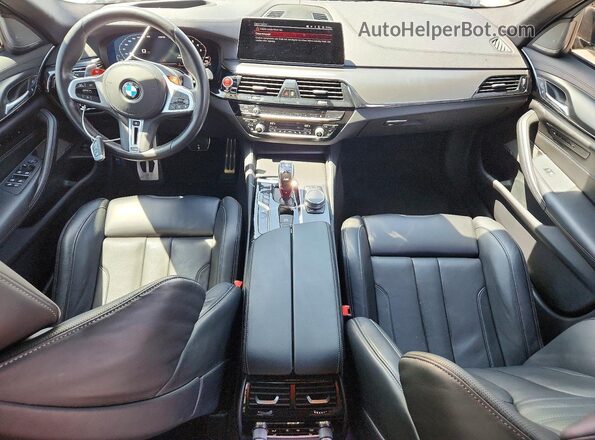 WBSJF0C09LCD38932 2020 BMW M5 White Առջևի վահանակի տեսք
