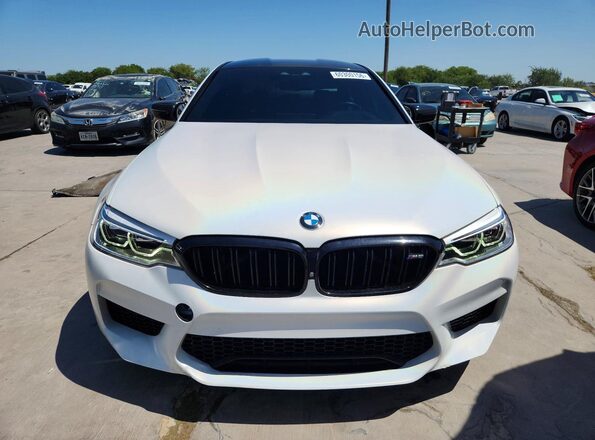 WBSJF0C09LCD38932 2020 BMW M5 White Դիմացի տեսք