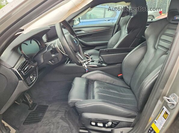 WBSJF0C50KB284255 2019 BMW M5 Gray წინა სალონის ხედი