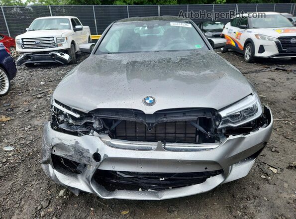 WBSJF0C50KB284255 2019 BMW M5 Gray უკანა სალონის ხედი