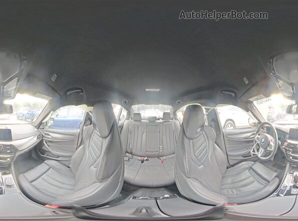 WBSJF0C50KB284255 2019 BMW M5 Gray VIN კოდის სტიკერის ხედი