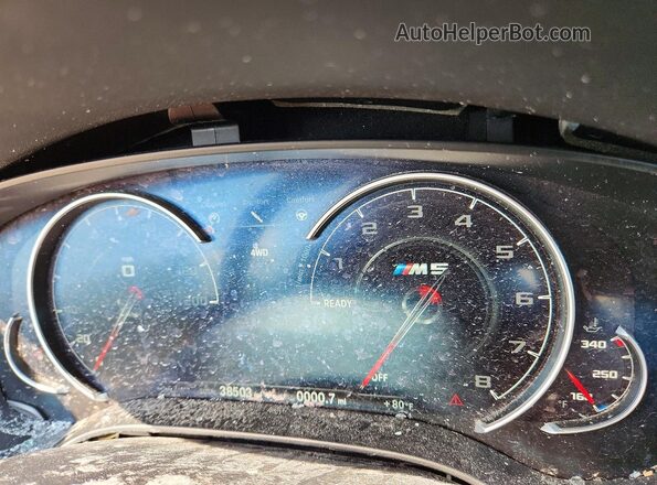 WBSJF0C52KB284452 2019 BMW M5 Черный Вид щитка приборов