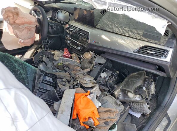 WBSJF0C56JB283626 2018 BMW M5 Gray Առջևի վահանակի տեսք