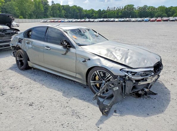 WBSJF0C56JB283626 2018 BMW M5 Gray Առջևի աջ