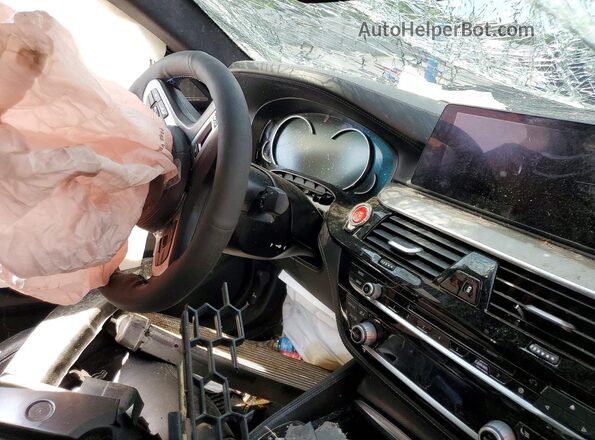 WBSJF0C56JB283626 2018 BMW M5 Gray Սարքավորումների վահանակի տեսք