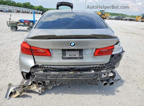 WBSJF0C56JB283626 2018 BMW M5 Gray Հետևի տեսք
