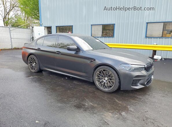 WBSJF0C59KB448442 2019 BMW M5 Black Delantero derecho