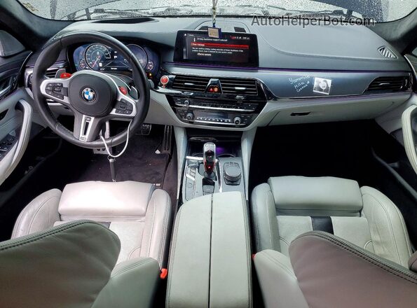 WBSJF0C59KB448442 2019 BMW M5 Black Vista del salpicadero