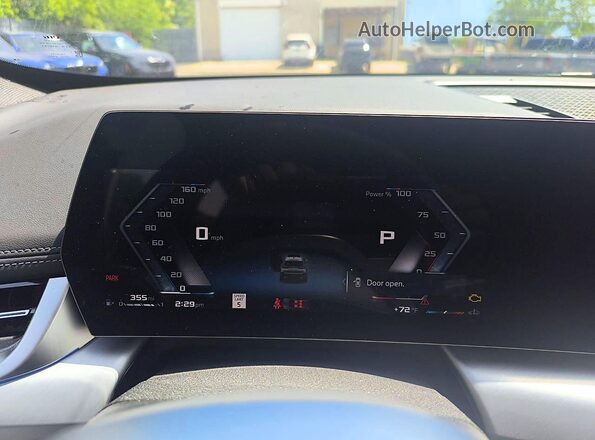 WBX13EF09T5515539 2026 BMW X1 Blue Widok deski rozdzielczej