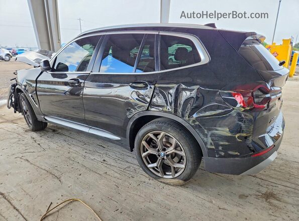 WBX47DP03PN191276 2023 BMW X3 Black Задня ліва чверть