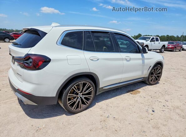 WBX47DP07NN134026 2022 BMW X3 White Հետևի աջ