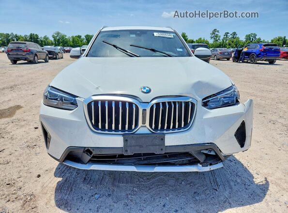 WBX47DP07NN134026 2022 BMW X3 White Դիմացի տեսք