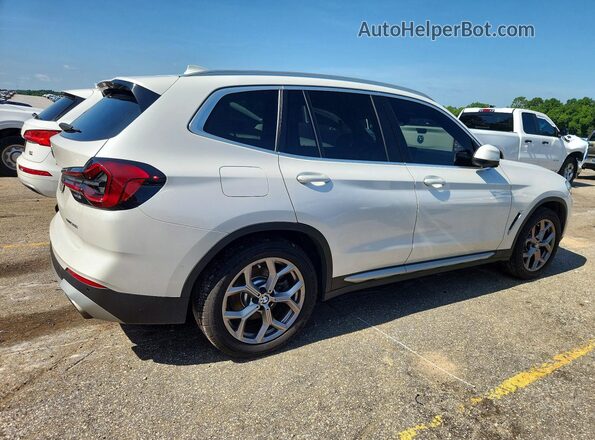 WBX47DP07NN153532 2022 BMW X3 White Հետևի աջ