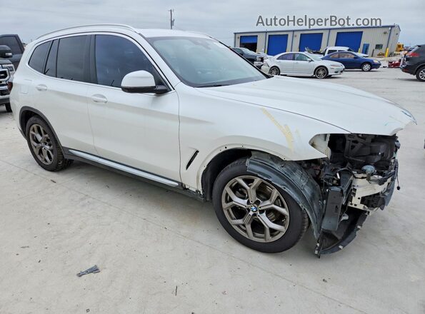 WBX47DP07PN196254 2023 BMW X3 White Передня права чверть