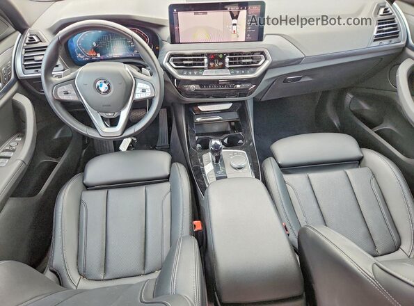 WBX47DP07PN196254 2023 BMW X3 White Вид панелі приладів