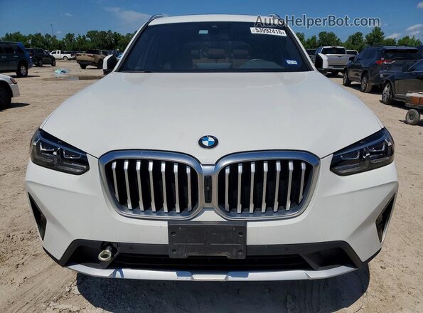 WBX47DP07PN246652 2023 BMW X3 White Widok z przodu