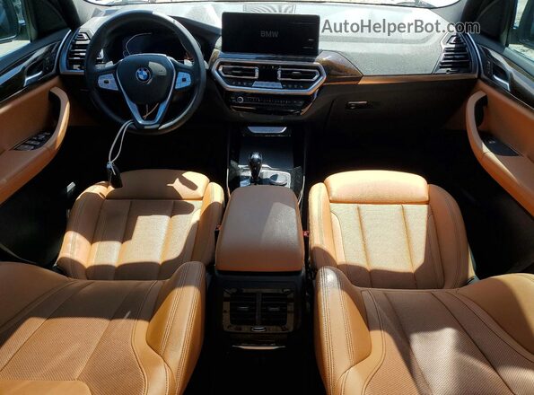 WBX47DP07PN246652 2023 BMW X3 White Widok deski rozdzielczej