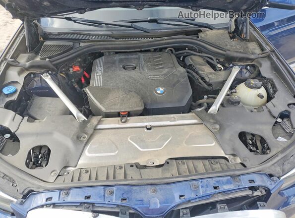 WBX47DP08PN218858 2023 BMW X3 Blue Widok komory silnika