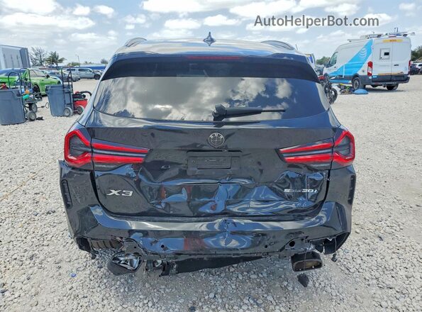WBX47DP08RN302486 2024 BMW X3 Black Widok z tyłu