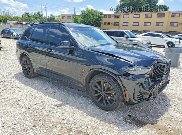 WBX47DP08RN302486 2024 BMW X3 Black Przód prawy