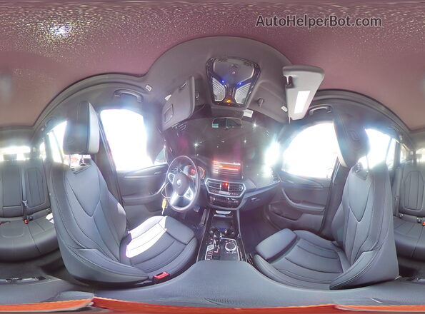 WBX47DP08RN302486 2024 BMW X3 Black Widok naklejki z numerem VIN