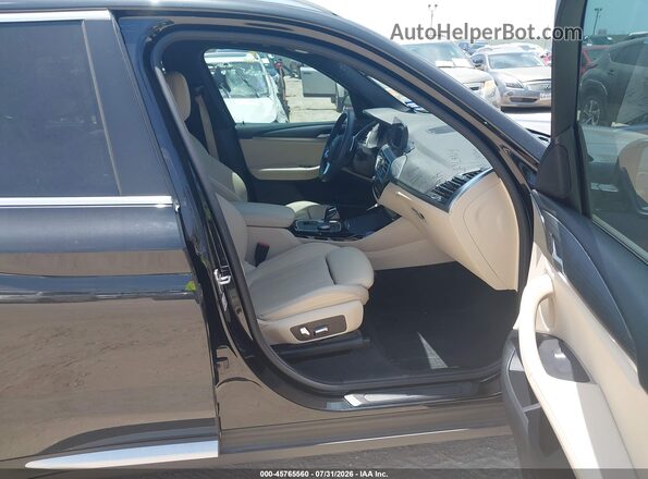 WBX47DP09NN172020 2022 BMW X3 Black Սալոնի դիմացի տեսք