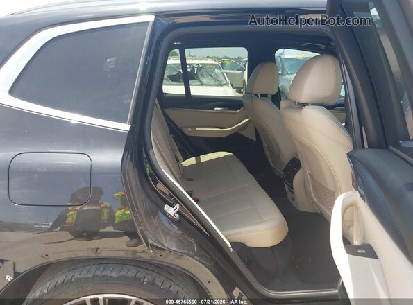 WBX47DP09NN172020 2022 BMW X3 Black VIN կոդի պիտակի տեսք