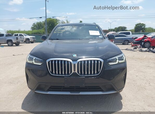 WBX47DP09NN172020 2022 BMW X3 Black Սալոնի հետևի տեսք