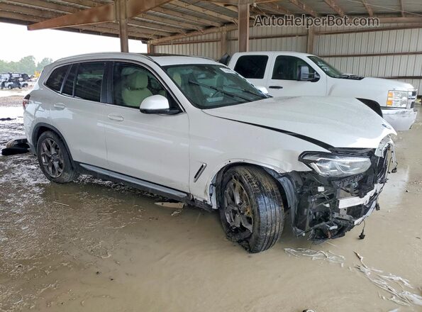 WBX47DP09RN290106 2024 BMW X3 White Front right