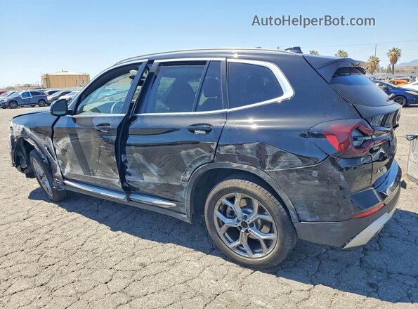 WBX47DP09RN301900 2024 BMW X3 Black Trasero izquierdo