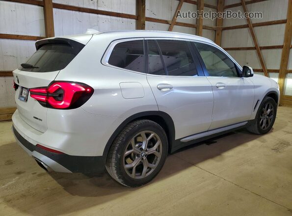 WBX57DP01NN154485 2022 BMW X3 White Հետևի աջ