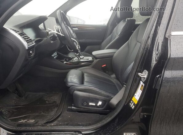 WBX57DP02PN245655 2023 BMW X3 Black წინა სალონის ხედი