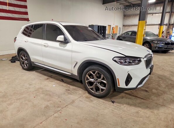 WBX57DP04PN207392 2023 BMW X3 White წინა მარჯვენა