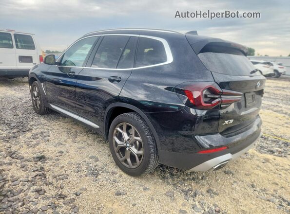 WBX57DP05RN295341 2024 BMW X3 Black უკანა მარცხენა