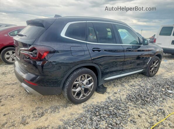 WBX57DP05RN295341 2024 BMW X3 Black უკანა მარჯვენა