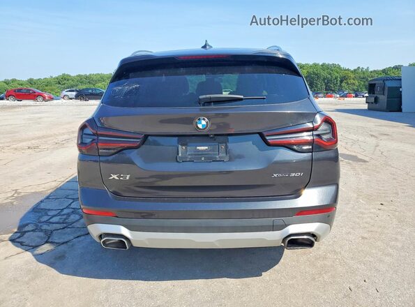 WBX57DP06NN172917 2022 BMW X3 Black Rear view
