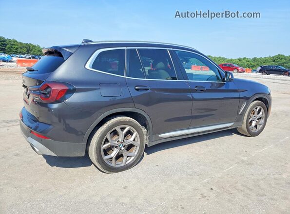 WBX57DP06NN172917 2022 BMW X3 Black Rear right