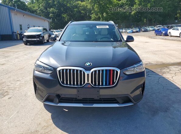 WBX57DP06NN172917 2022 BMW X3 Black Front view
