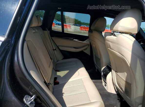 WBX57DP06NN172917 2022 BMW X3 Black Rear interior view
