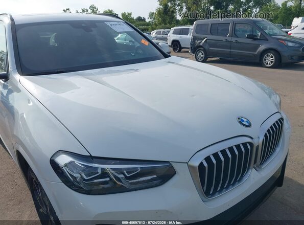 WBX57DP06NN176191 2022 BMW X3 White Vista frontal