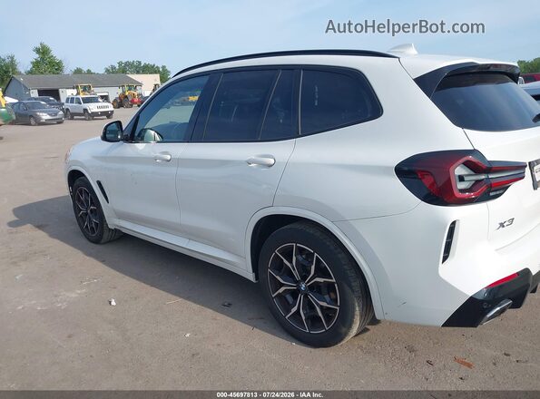 WBX57DP06NN176191 2022 BMW X3 White Vista interior de 360 grados