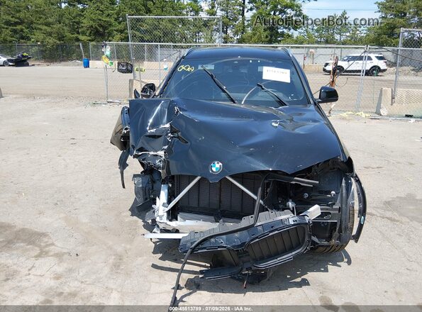 WBX57DP06NN183416 2022 BMW X3 Black უკანა სალონის ხედი