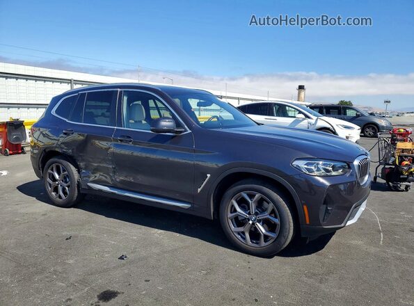 WBX57DP06RN261103 2024 BMW X3 Charcoal Przód prawy
