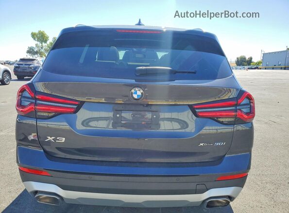 WBX57DP06RN261103 2024 BMW X3 Charcoal Widok z tyłu