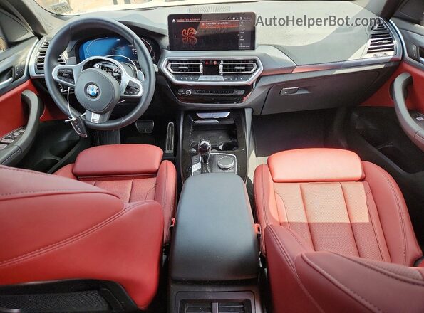 WBX57DP08RN312875 2024 BMW X3 Blue წინა პანელის ხედი