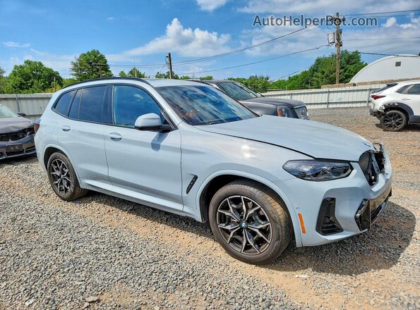WBX57DP08RN312875 2024 BMW X3 Blue წინა მარჯვენა