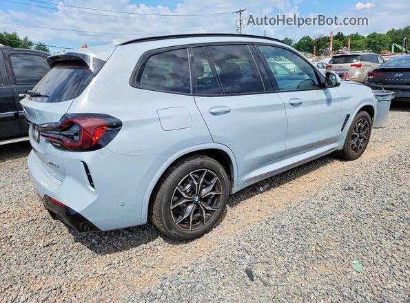 WBX57DP08RN312875 2024 BMW X3 Blue უკანა მარჯვენა
