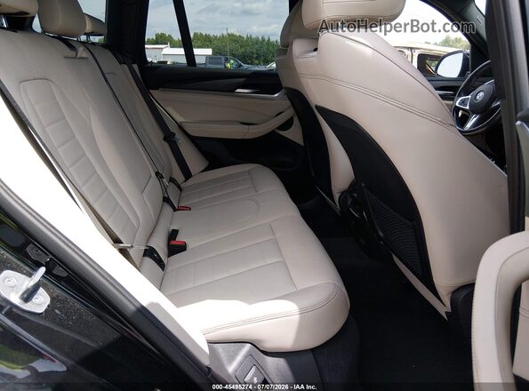 WBX57DP09NN173141 2022 BMW X3 Black VIN sticker view