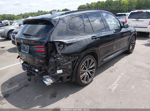 WBX57DP09NN173141 2022 BMW X3 Black Rear right